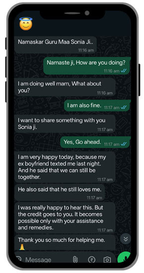 Whatsapp Testimonial
